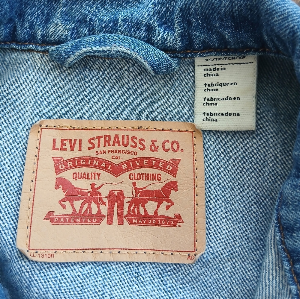 Levi's Original Trucker Jeans Jacket Women XS - Picture 5 of 7